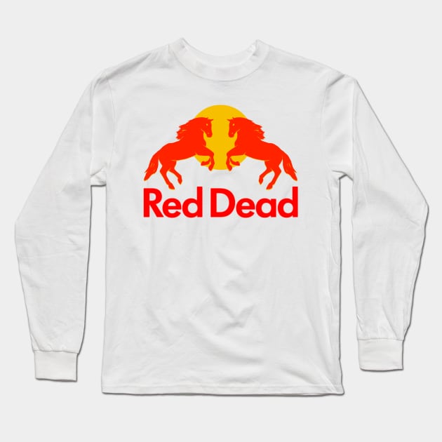 Red Dead Energy Long Sleeve T-Shirt by ThePunkPanther